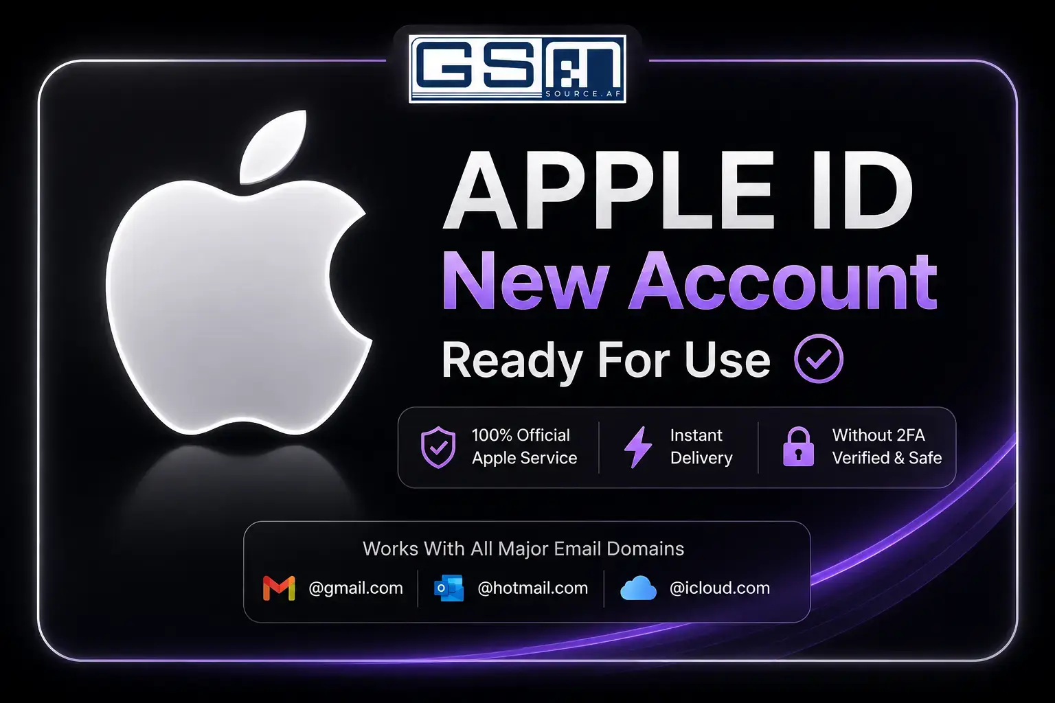 Apple ID - [With iCloud & App Store] - Ready For Use - [Without 2FA 