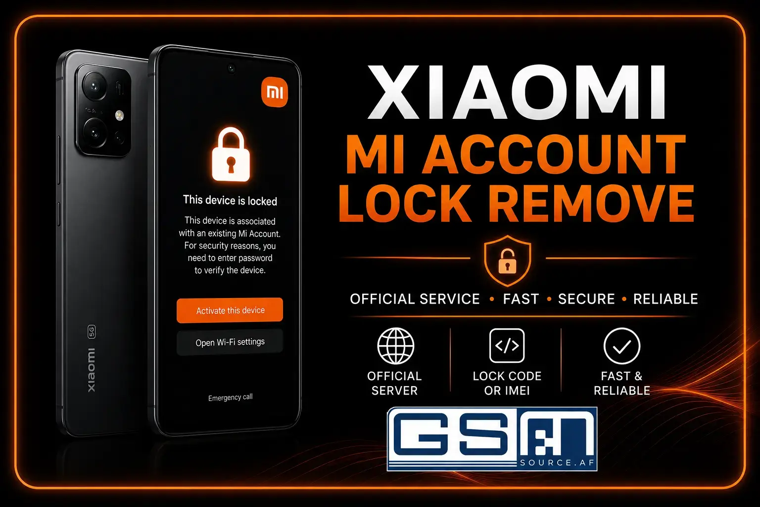Xiaomi Mi Account Lock Remove [ Only Egypt Country ] Clean Only 100% - Official Source - [ Auto API ]✅
